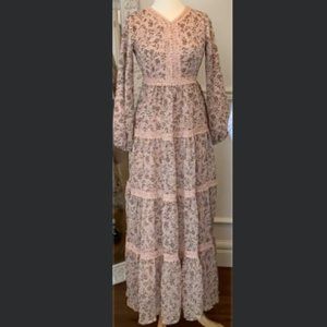 RARE Dainty Jewells Sweet Magnolia Maxi Dress M NWT